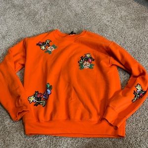 TOPSHOP EMBELLISHED SWEATSHIRT